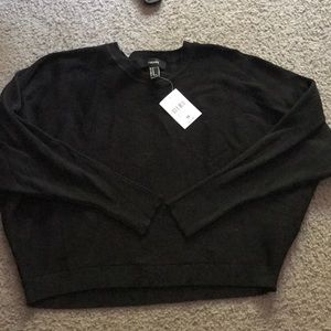 NWT Black dolman batwing sleeves sweater